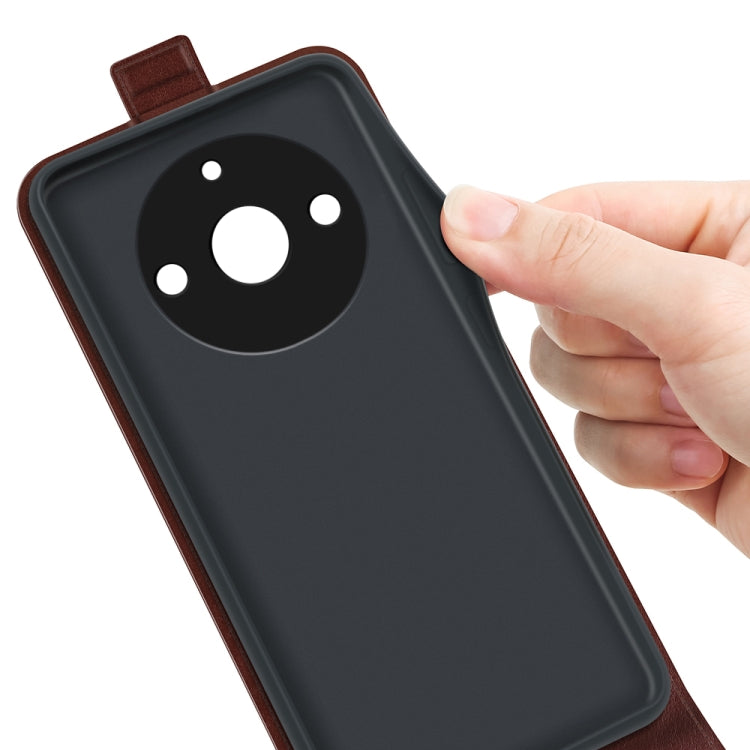 For Realme 11 Pro R64 Texture Vertical Flip Leather Phone Case