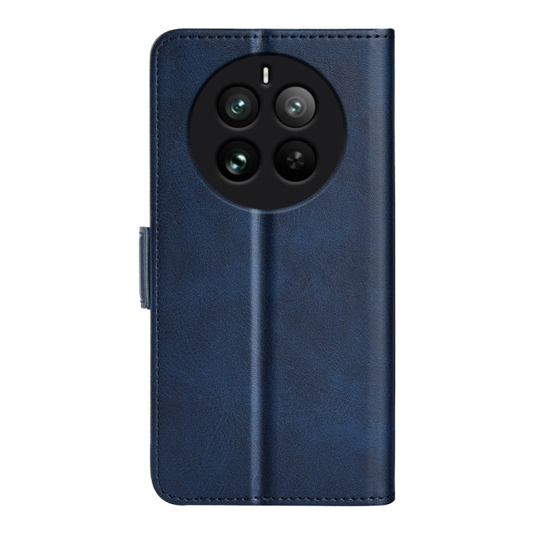 For Realme 12 Pro+ Dual-side Magnetic Buckle Horizontal Flip Leather Phone Case