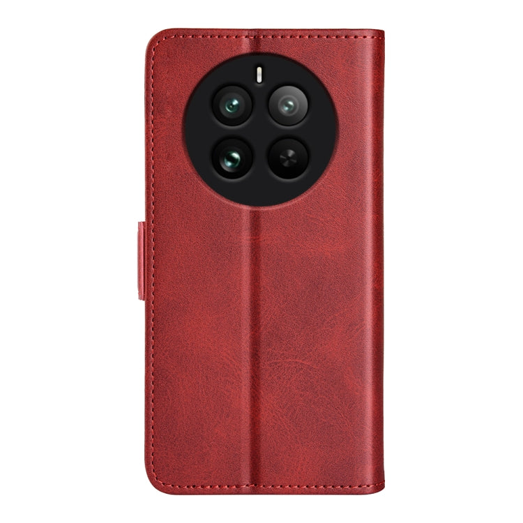 For Realme 12 Pro+ Dual-side Magnetic Buckle Horizontal Flip Leather Phone Case