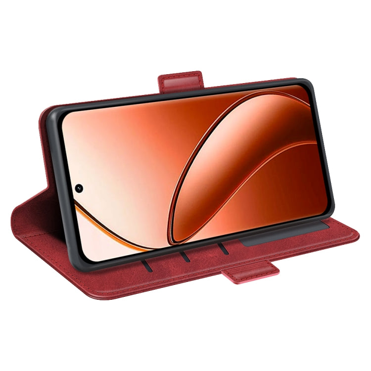For Realme 12 Pro+ Dual-side Magnetic Buckle Horizontal Flip Leather Phone Case