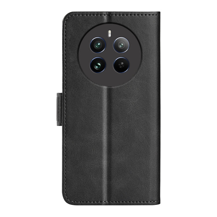 For Realme 12+ 5G Dual-side Magnetic Buckle Horizontal Flip Leather Phone Case
