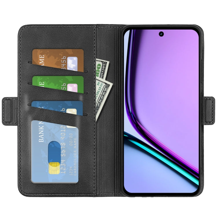 For Realme C67 5G Dual-side Magnetic Buckle Horizontal Flip Leather Phone Case