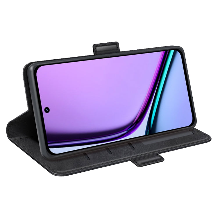 For Realme C67 5G Dual-side Magnetic Buckle Horizontal Flip Leather Phone Case