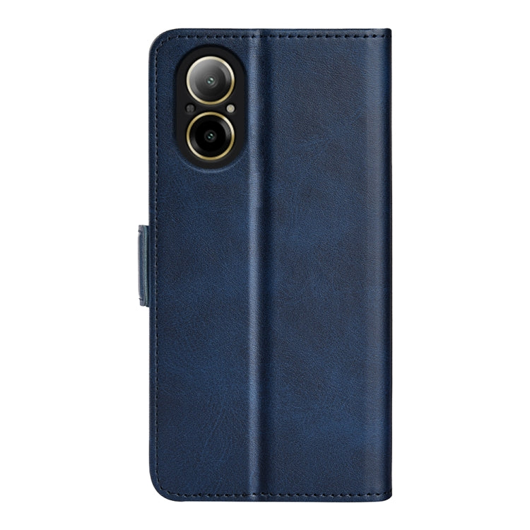 For Realme C67 5G Dual-side Magnetic Buckle Horizontal Flip Leather Phone Case