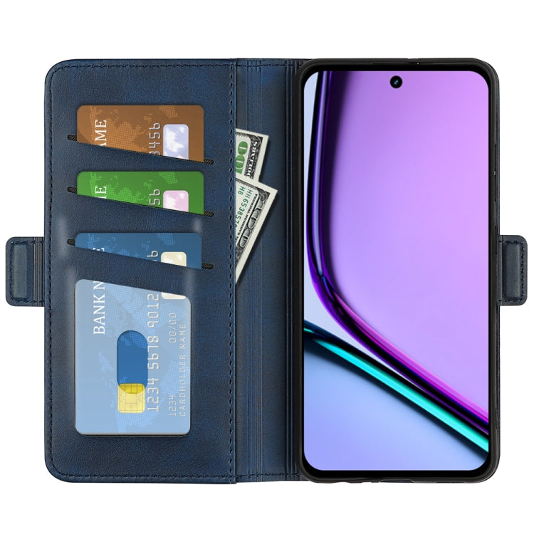 For Realme C67 5G Dual-side Magnetic Buckle Horizontal Flip Leather Phone Case