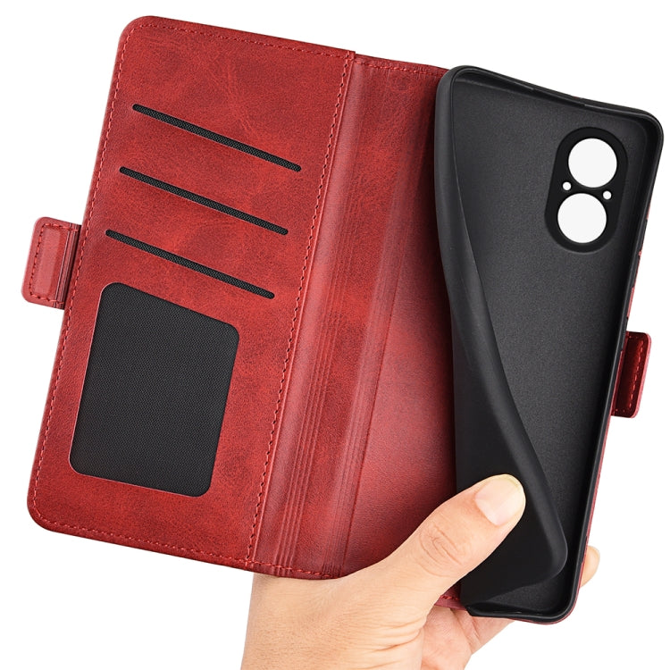 For Realme C67 5G Dual-side Magnetic Buckle Horizontal Flip Leather Phone Case