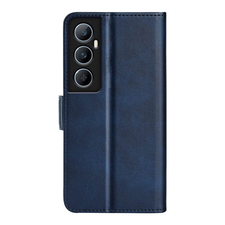 For Realme C65 4G Dual-side Magnetic Buckle Horizontal Flip Leather Phone Case
