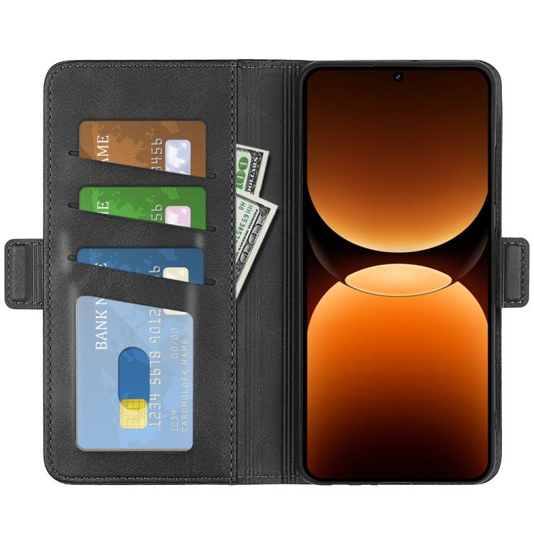 For Realme GT 7 Pro 5G Dual-side Magnetic Buckle Horizontal Flip Leather Phone Case