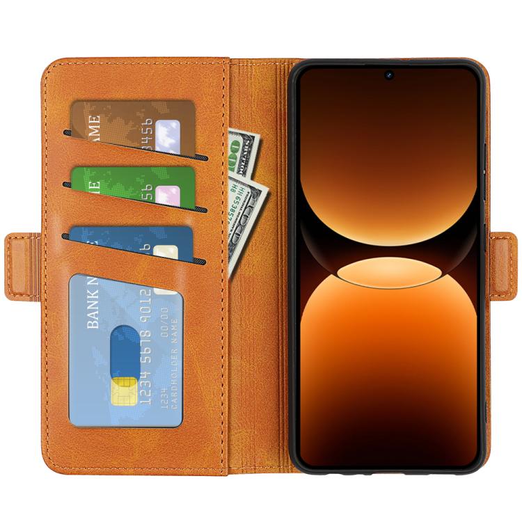 For Realme GT 7 Pro 5G Dual-side Magnetic Buckle Horizontal Flip Leather Phone Case
