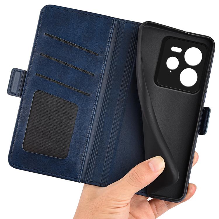 For Realme GT 7 Pro 5G Dual-side Magnetic Buckle Horizontal Flip Leather Phone Case
