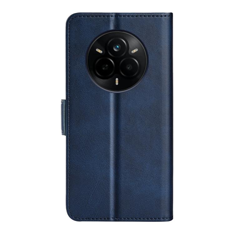 For Realme 14 Pro+ Dual-side Magnetic Buckle Horizontal Flip Leather Phone Case
