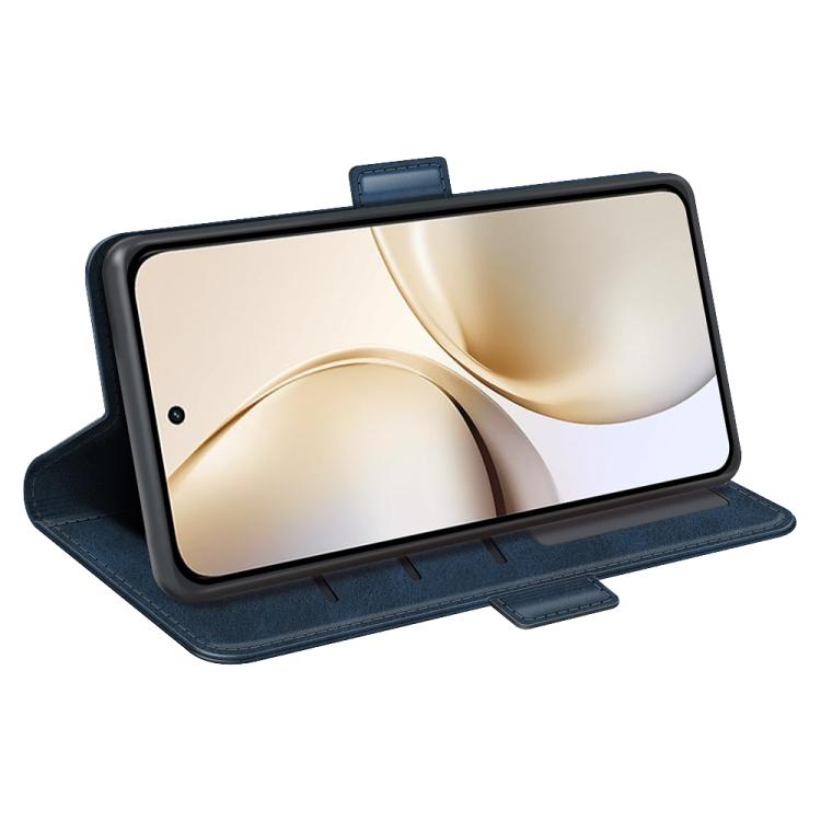 For Realme 14 Pro+ Dual-side Magnetic Buckle Horizontal Flip Leather Phone Case