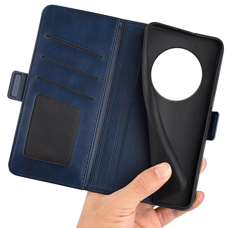 For Realme 14 Pro+ Dual-side Magnetic Buckle Horizontal Flip Leather Phone Case