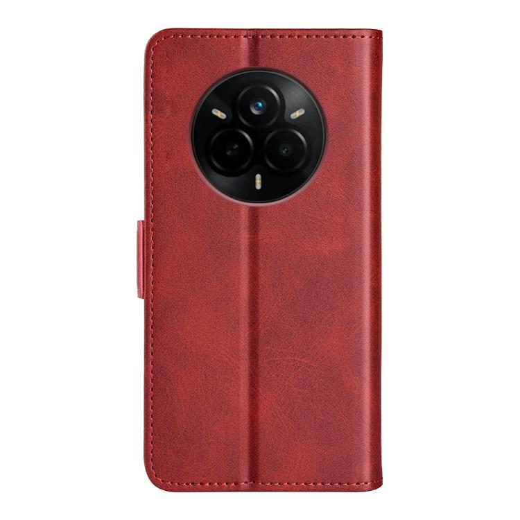 For Realme 14 Pro+ Dual-side Magnetic Buckle Horizontal Flip Leather Phone Case