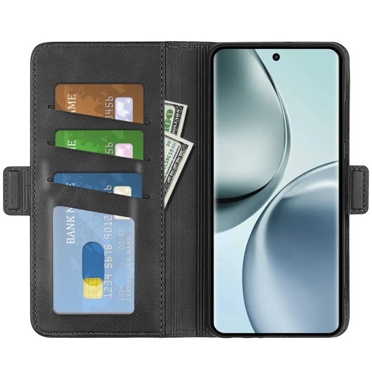 For Realme 14 Pro 5G Dual-side Magnetic Buckle Horizontal Flip Leather Phone Case