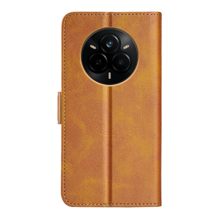 For Realme 14 Pro 5G Dual-side Magnetic Buckle Horizontal Flip Leather Phone Case