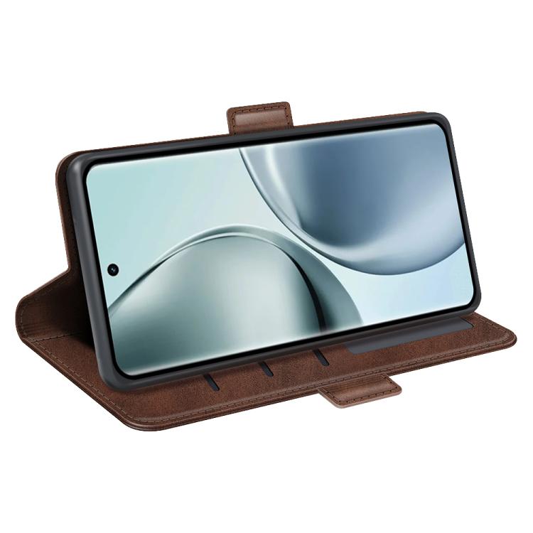 For Realme 14 Pro 5G Dual-side Magnetic Buckle Horizontal Flip Leather Phone Case