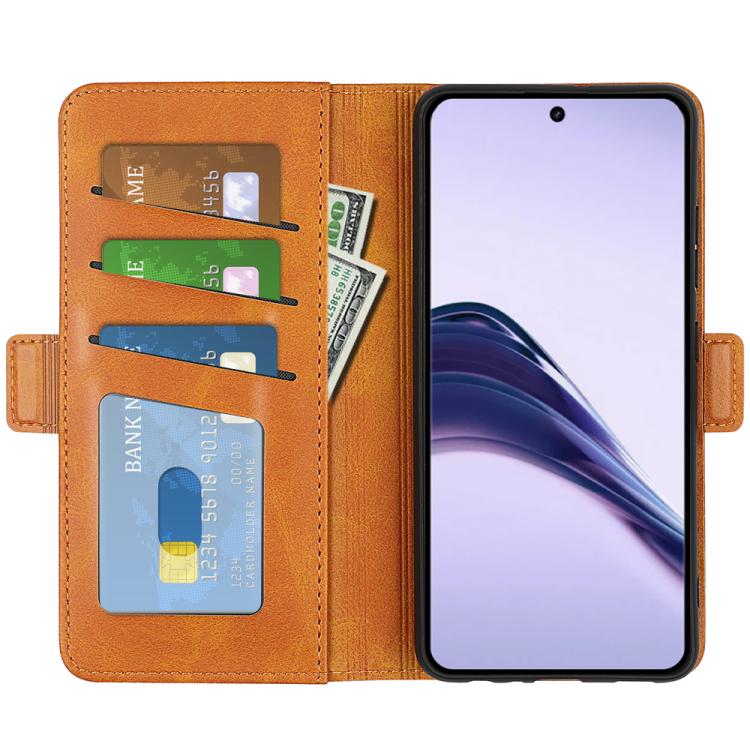 For Realme 13 Pro 5G Dual-side Magnetic Buckle Horizontal Flip Leather Phone Case