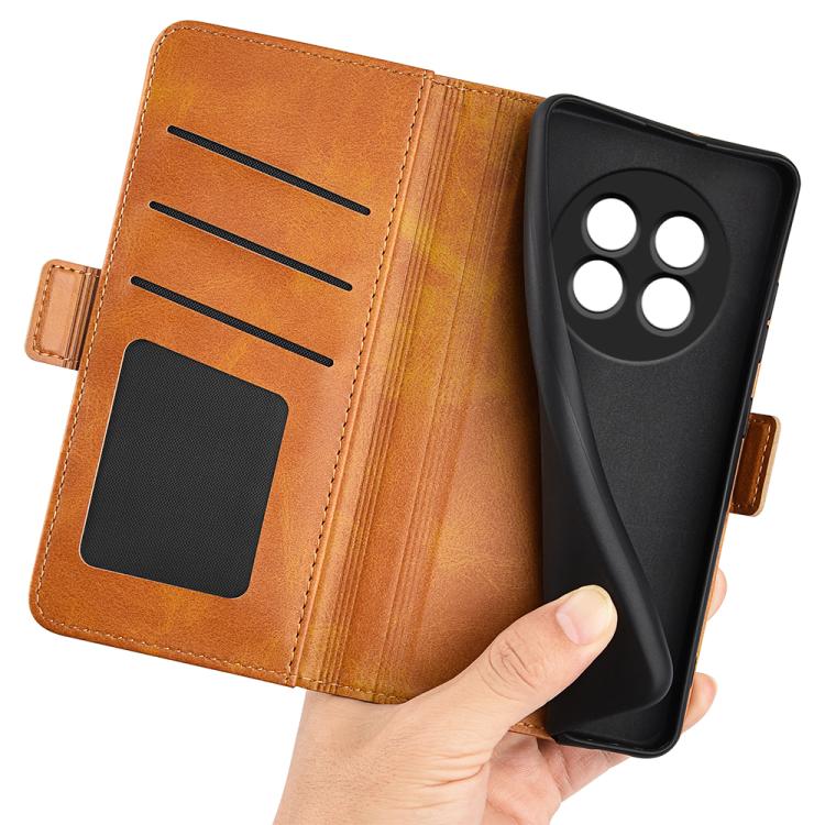 For Realme 13 Pro 5G Dual-side Magnetic Buckle Horizontal Flip Leather Phone Case