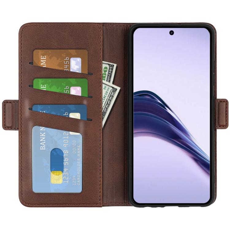 For Realme 13 Pro 5G Dual-side Magnetic Buckle Horizontal Flip Leather Phone Case