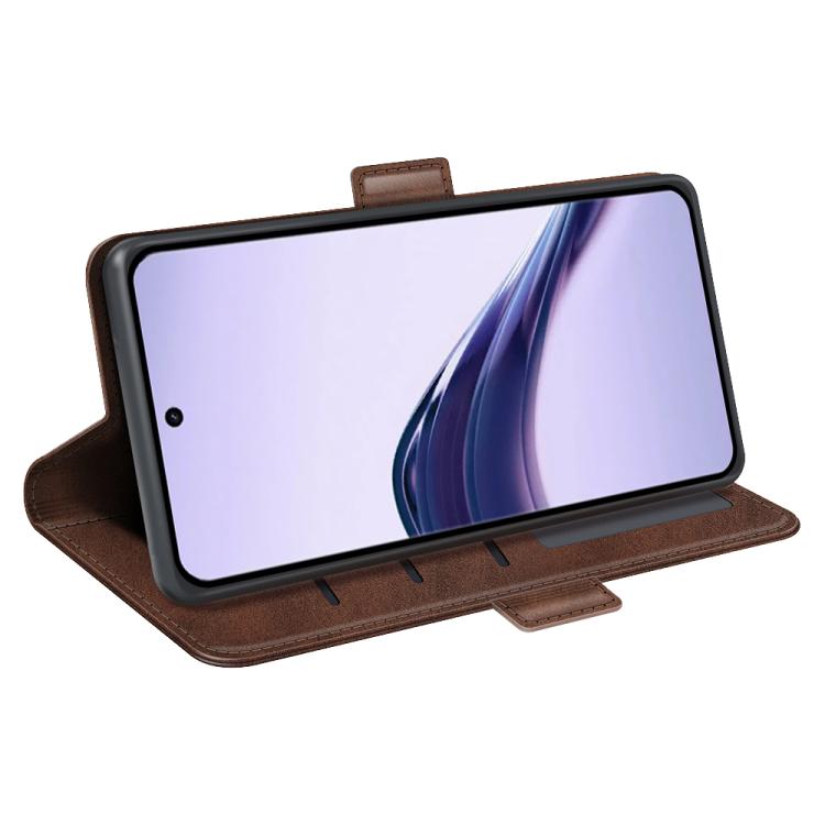 For Realme 13 Pro 5G Dual-side Magnetic Buckle Horizontal Flip Leather Phone Case