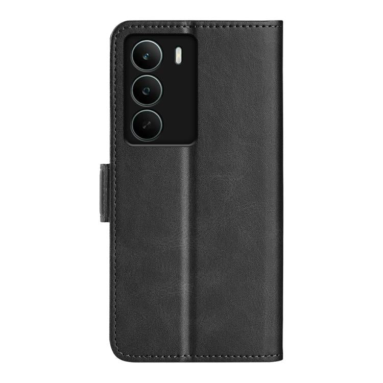 For Realme C71 4G Dual-side Magnetic Buckle Horizontal Flip Leather Phone Case
