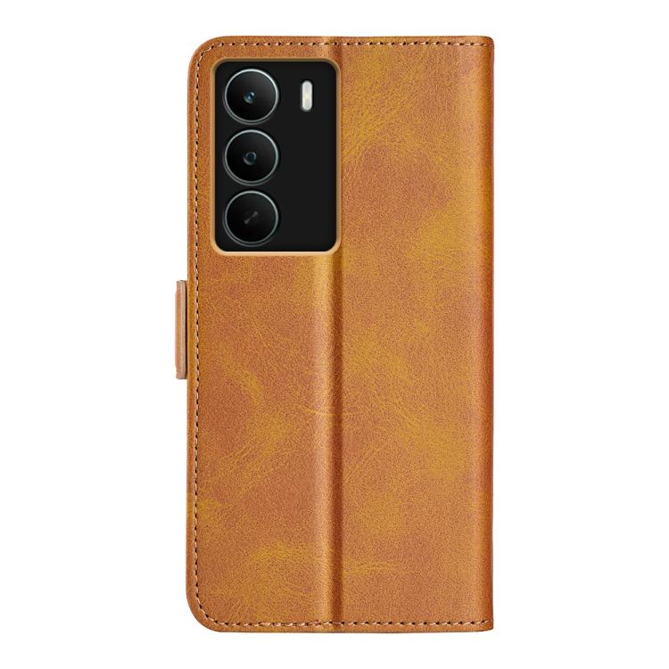 For Realme C71 4G Dual-side Magnetic Buckle Horizontal Flip Leather Phone Case