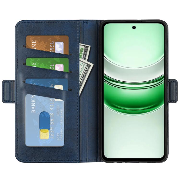 For Realme C71 4G Dual-side Magnetic Buckle Horizontal Flip Leather Phone Case