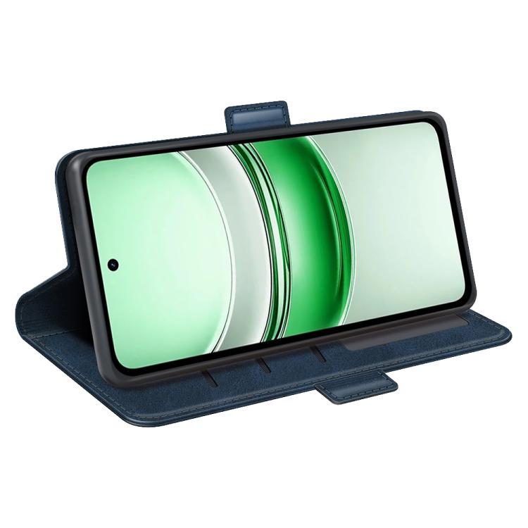 For Realme C71 4G Dual-side Magnetic Buckle Horizontal Flip Leather Phone Case