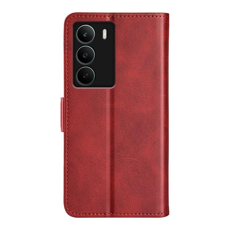 For Realme C71 4G Dual-side Magnetic Buckle Horizontal Flip Leather Phone Case