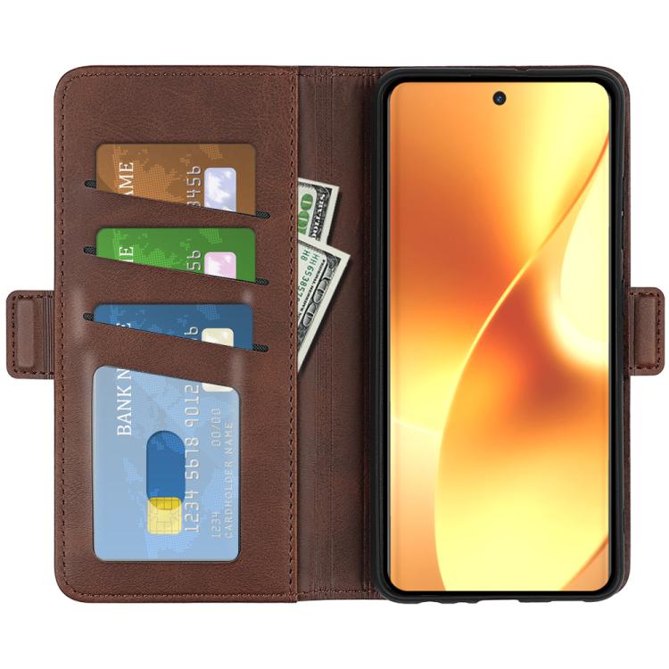 For Realme 15 5G / 15 Pro 5G Dual-side Magnetic Buckle Horizontal Flip Leather Phone Case