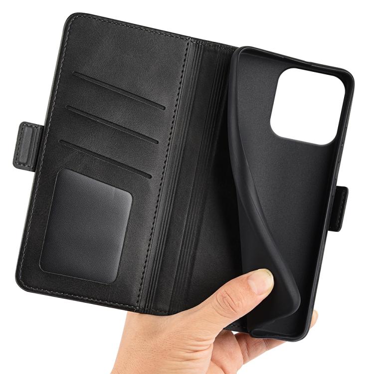 For Realme 15T Dual-side Magnetic Buckle Horizontal Flip Leather Phone Case