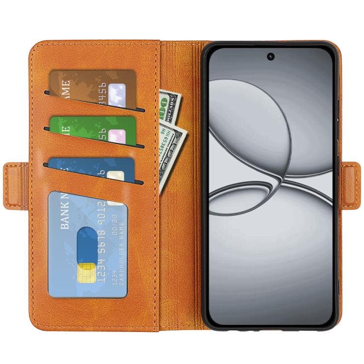 For Realme 15T Dual-side Magnetic Buckle Horizontal Flip Leather Phone Case