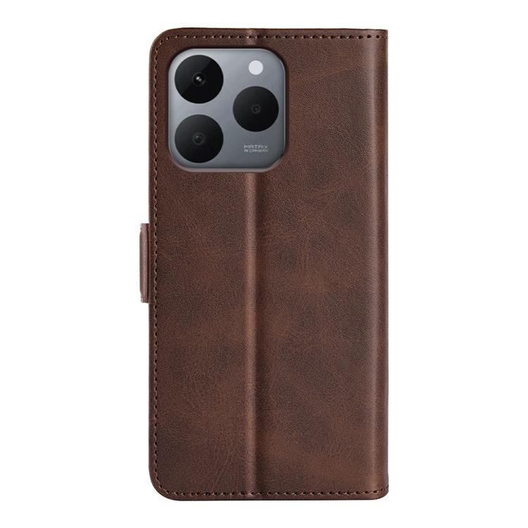 For Realme 15T Dual-side Magnetic Buckle Horizontal Flip Leather Phone Case