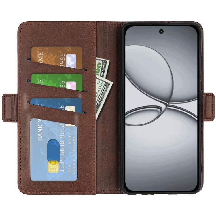 For Realme 15T Dual-side Magnetic Buckle Horizontal Flip Leather Phone Case