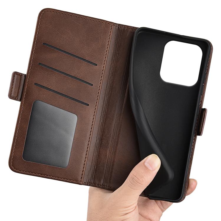 For Realme 15T Dual-side Magnetic Buckle Horizontal Flip Leather Phone Case