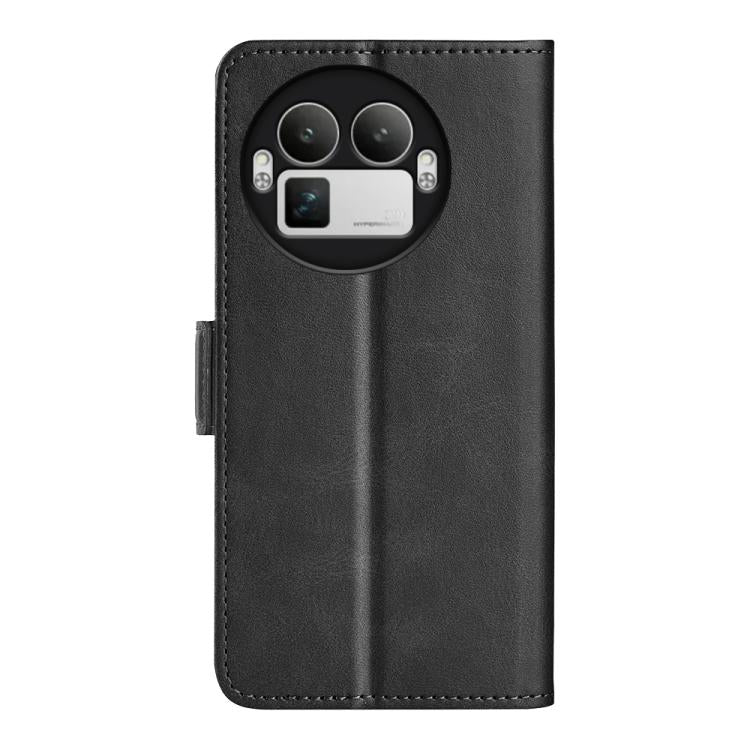 For Realme GT 8 Pro 5G Global Dual-side Magnetic Buckle Horizontal Flip Leather Phone Case