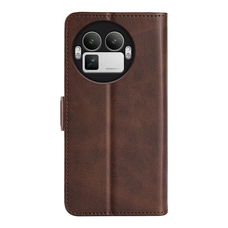 For Realme GT 8 Pro 5G Global Dual-side Magnetic Buckle Horizontal Flip Leather Phone Case