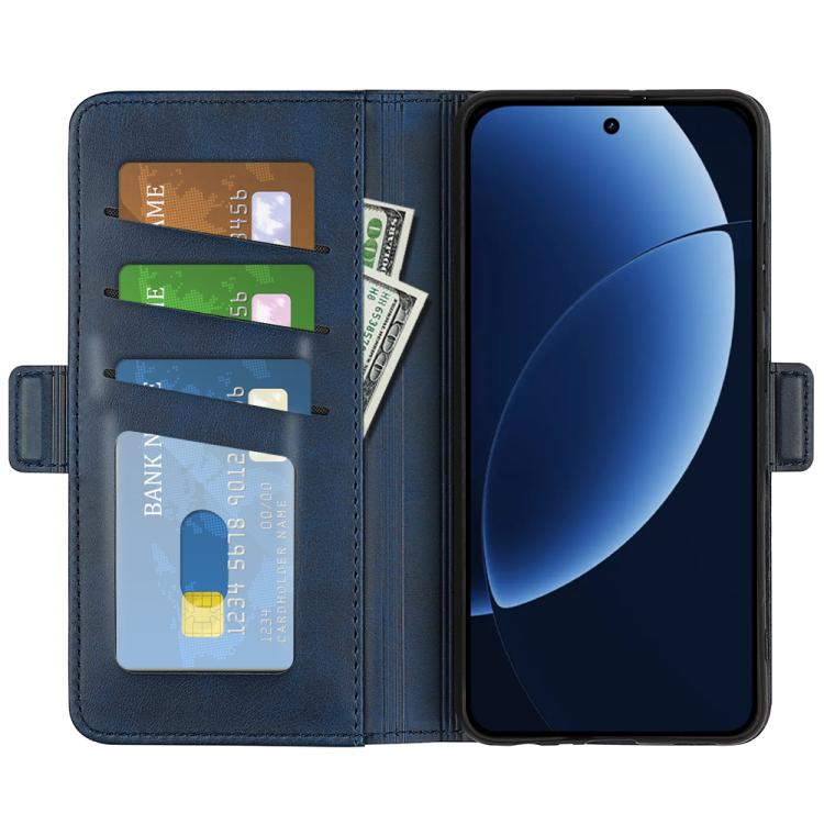 For Realme GT 8 Pro 5G Global Dual-side Magnetic Buckle Horizontal Flip Leather Phone Case