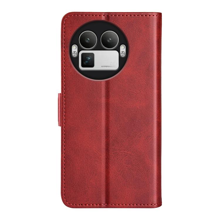 For Realme GT 8 Pro 5G Global Dual-side Magnetic Buckle Horizontal Flip Leather Phone Case