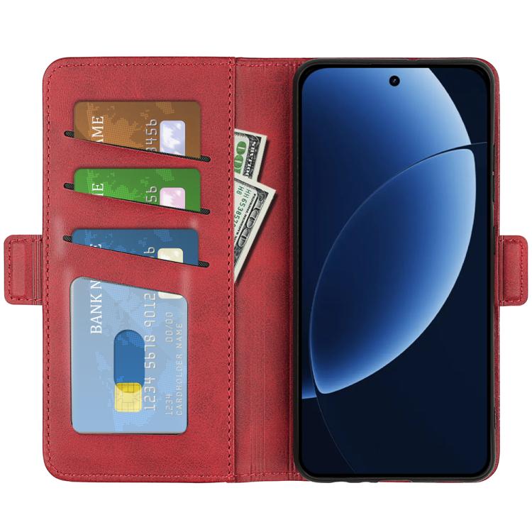 For Realme GT 8 Pro 5G Global Dual-side Magnetic Buckle Horizontal Flip Leather Phone Case