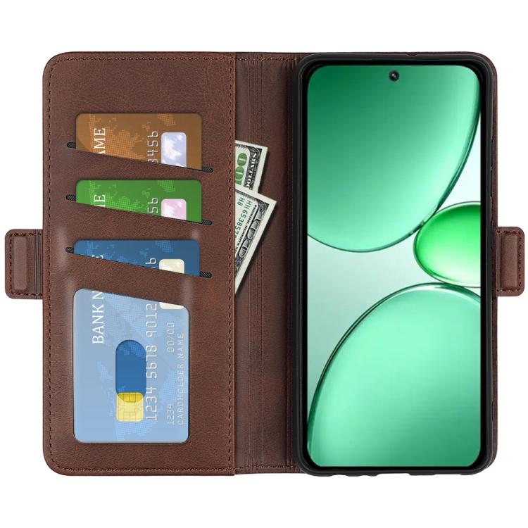 For Realme C85 5G / 15x 5G Dual-side Magnetic Buckle Horizontal Flip Leather Phone Case