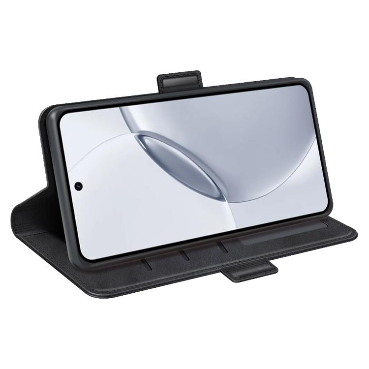For Realme 16 Pro+ 5G Dual-side Magnetic Buckle Horizontal Flip Leather Phone Case