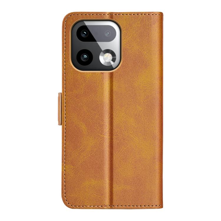 For Realme 16 Pro+ 5G Dual-side Magnetic Buckle Horizontal Flip Leather Phone Case