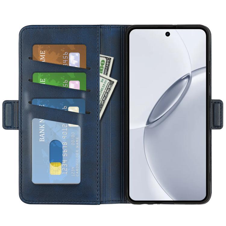 For Realme 16 Pro+ 5G Dual-side Magnetic Buckle Horizontal Flip Leather Phone Case