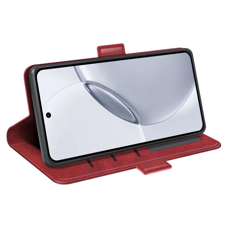 For Realme 16 Pro+ 5G Dual-side Magnetic Buckle Horizontal Flip Leather Phone Case