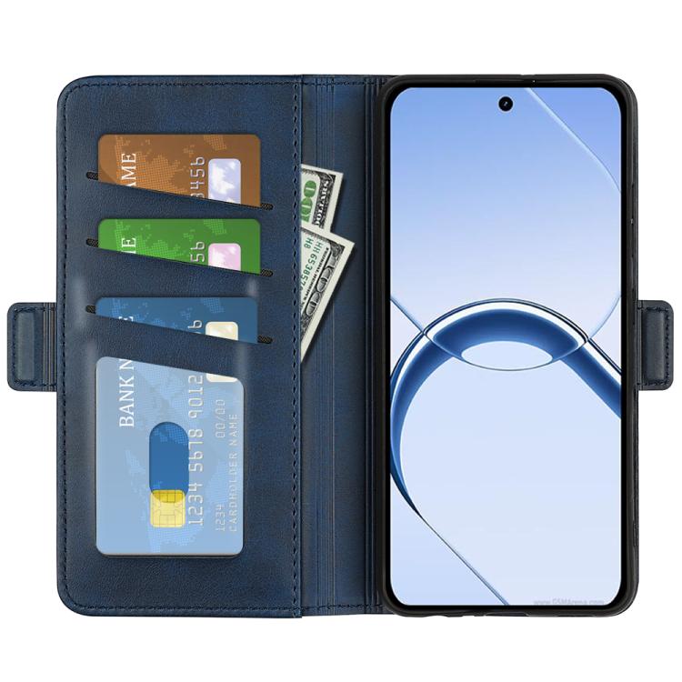 For Realme 16 5G Dual-side Magnetic Buckle Horizontal Flip Leather Phone Case