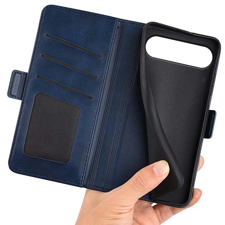 For Realme 16 5G Dual-side Magnetic Buckle Horizontal Flip Leather Phone Case