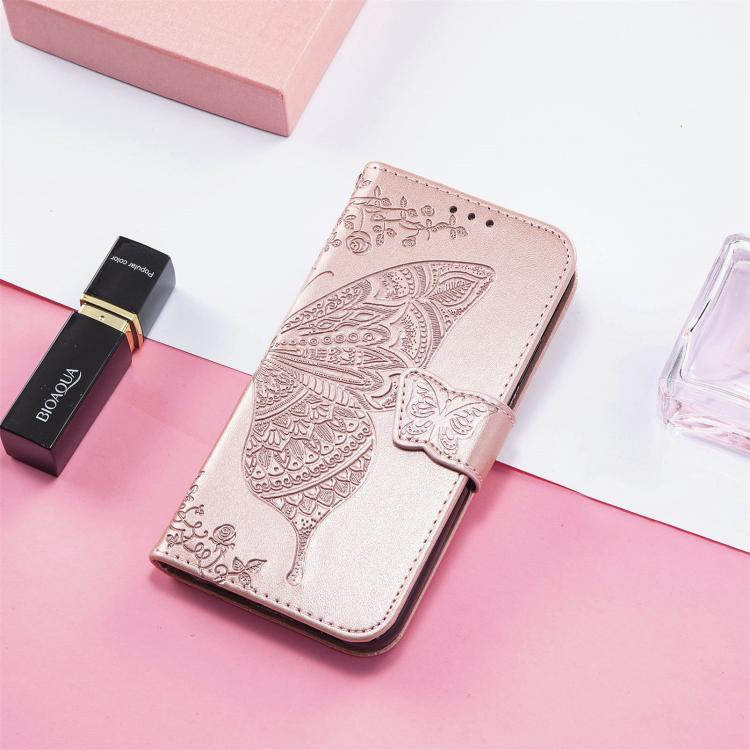 For Realme 14 Pro+ Butterfly Love Flower Embossed Leather Phone Case