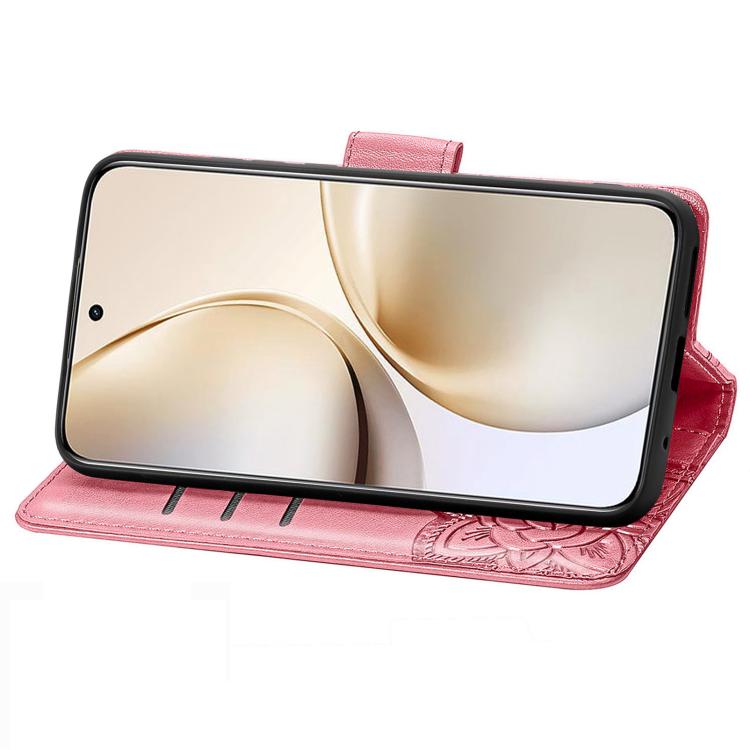 For Realme 14 Pro+ Butterfly Love Flower Embossed Leather Phone Case